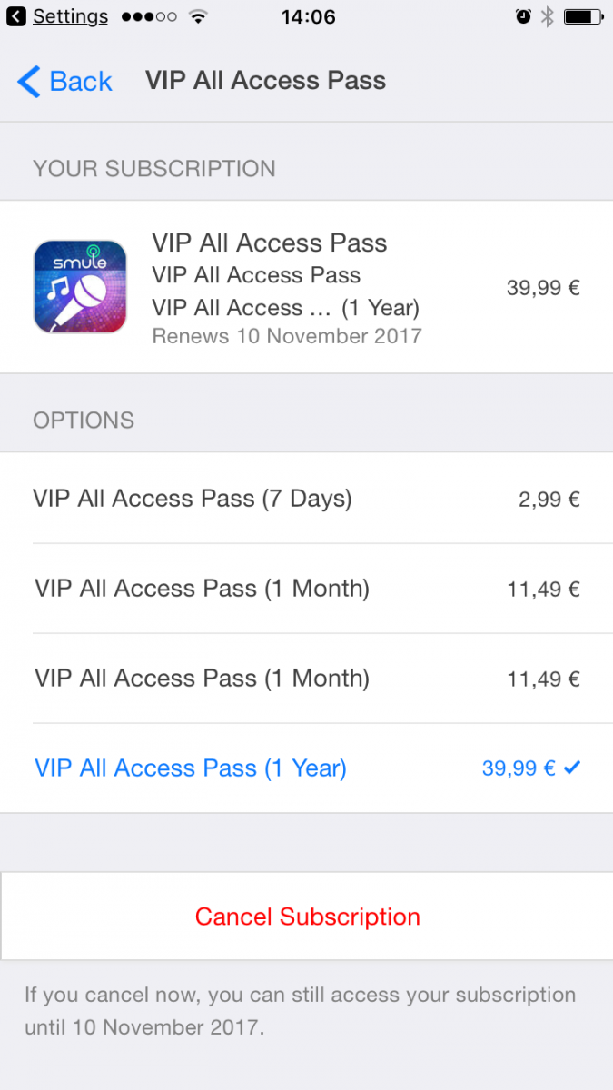 How can I cancel my VIP or subscription? - Smule Help Forum